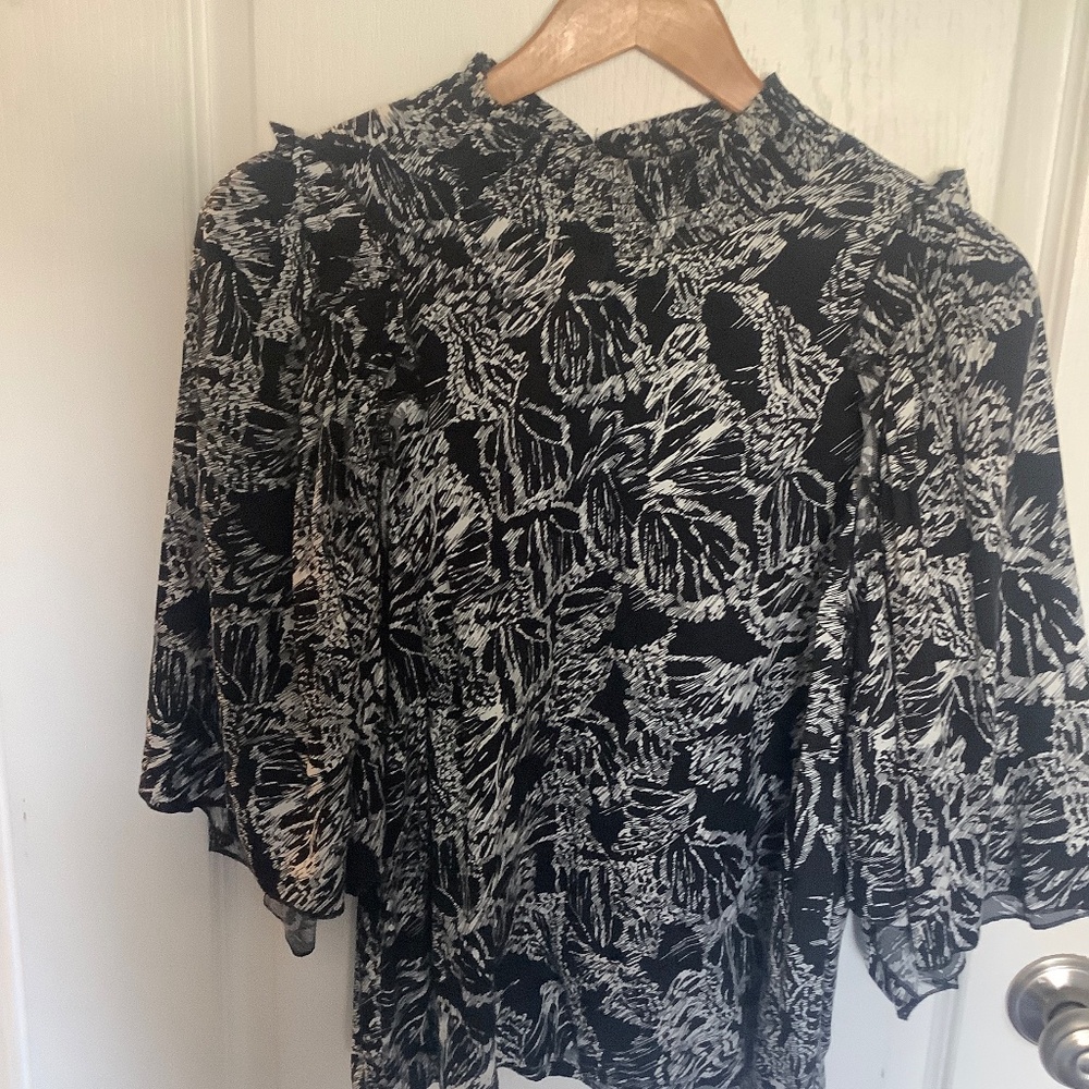 INWEAR Blouse BLK/white